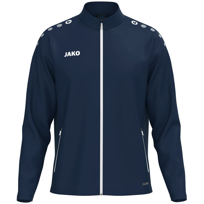JAKO Freizeitjacke One – Blau (900) (vorne)