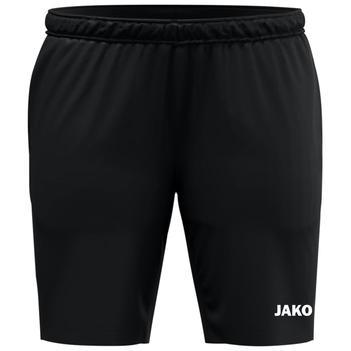 JAKO Freizeitshort Dynamic Damen – Schwarz (vorne)
