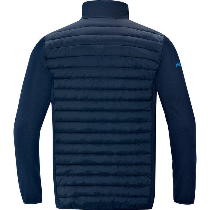 JAKO Hybridjacke Premium – Blau (hinten)