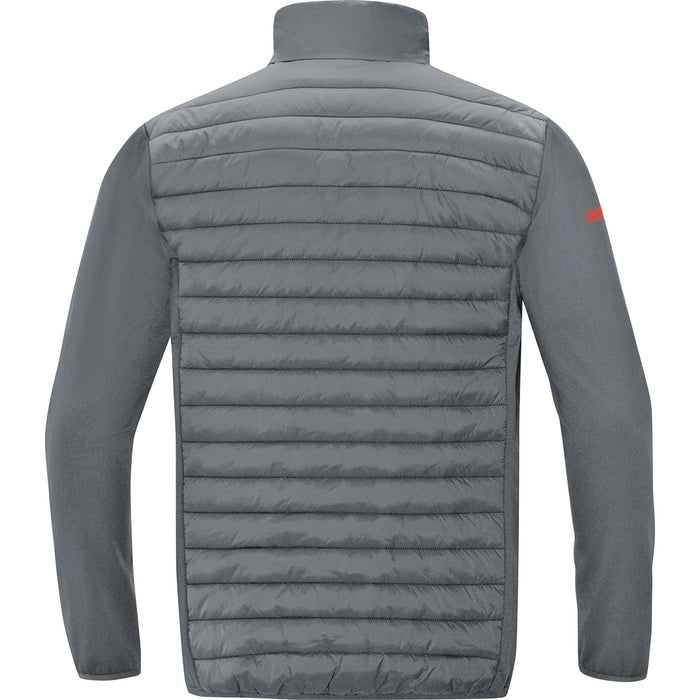 JAKO Hybridjacke Premium – Grau (hinten)