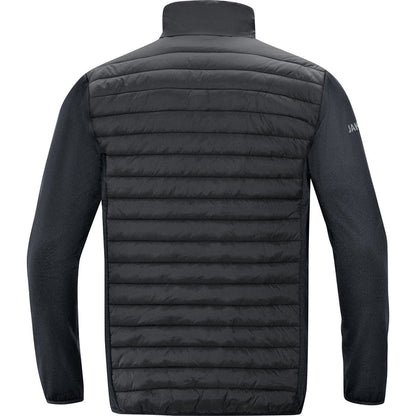 JAKO Hybridjacke Premium – Schwarz (hinten)