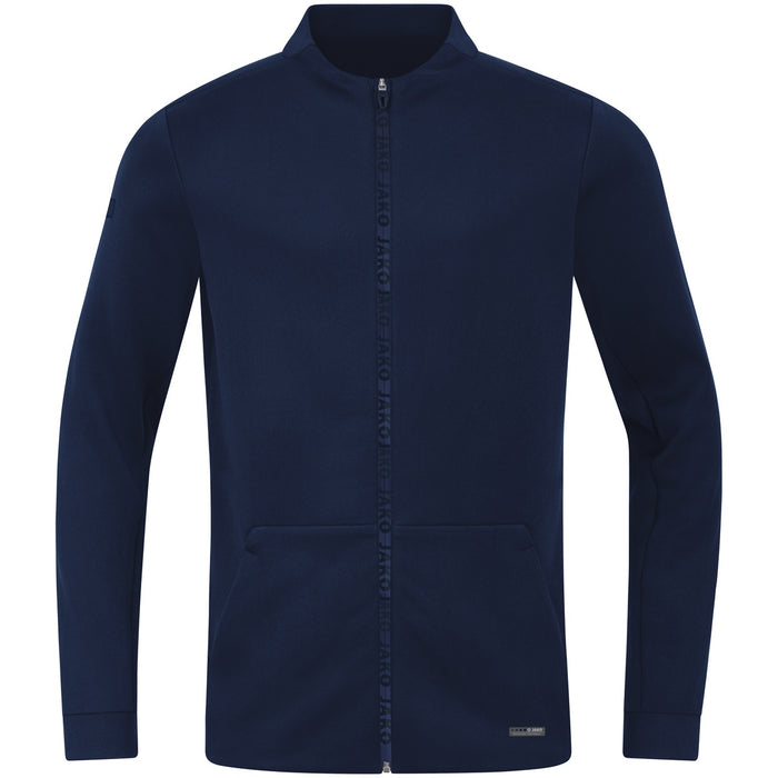 JAKO Jacke Pro Casual – Blau (900) (vorne)