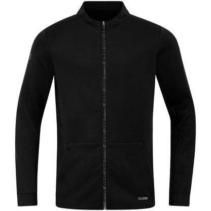 JAKO Jacke Pro Casual – Schwarz (vorne)