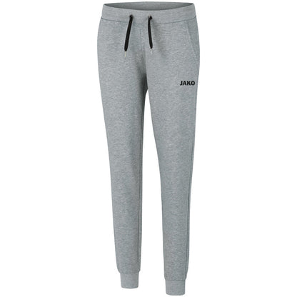 JAKO Jogginghose Base mit Bündchen Damen – Grau (vorne)
