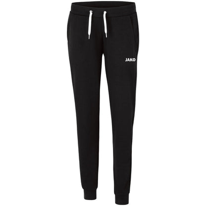 JAKO Jogginghose Base mit Bündchen Damen – Schwarz (vorne)