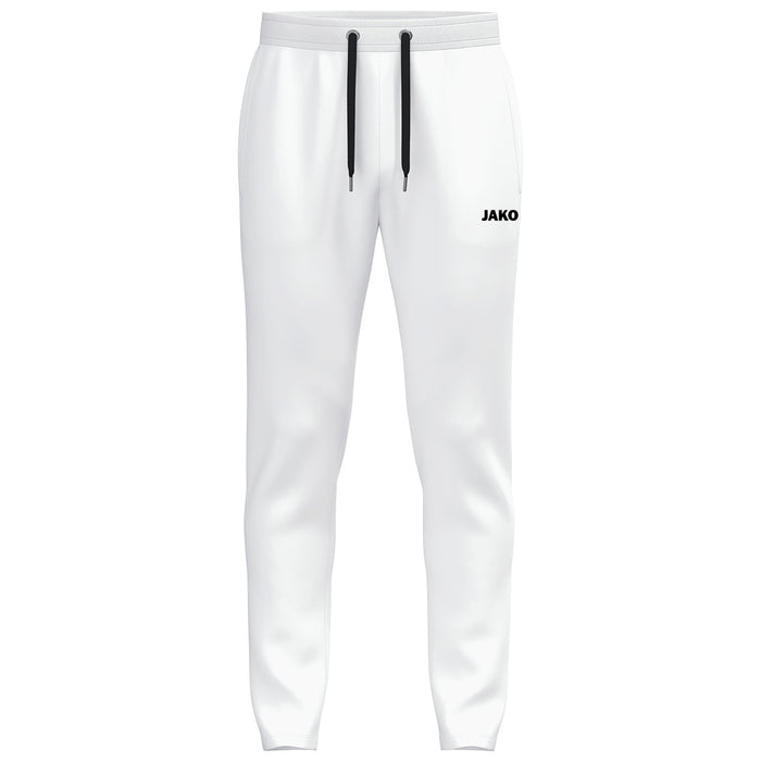 JAKO Jogginghose One Cotton – Weiß (vorne)