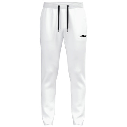 JAKO Jogginghose One Cotton – Weiß (vorne)