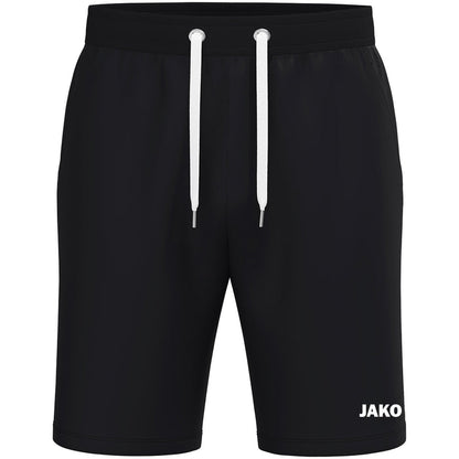 JAKO Joggingshort One Cotton – Schwarz (vorne)