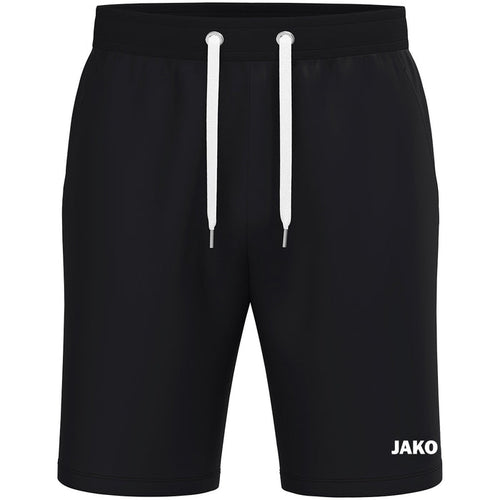 JAKO Joggingshort One Cotton – Schwarz (vorne)