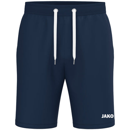 JAKO Joggingshort One Cotton – Blau (vorne)
