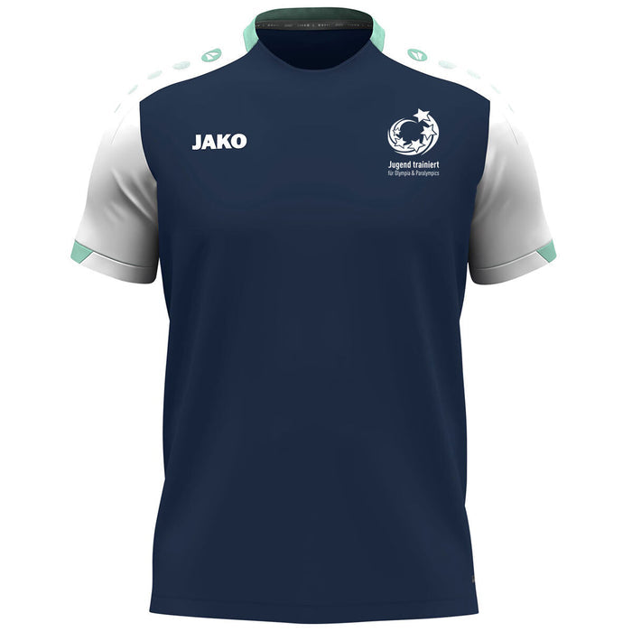 JAKO "Jugend trainiert" T-Shirt Dynamic – Blau (vorne)
