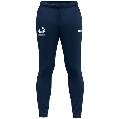 JAKO "Jugend trainiert" Trainingshose Dynamic Damen – Blau (vorne)