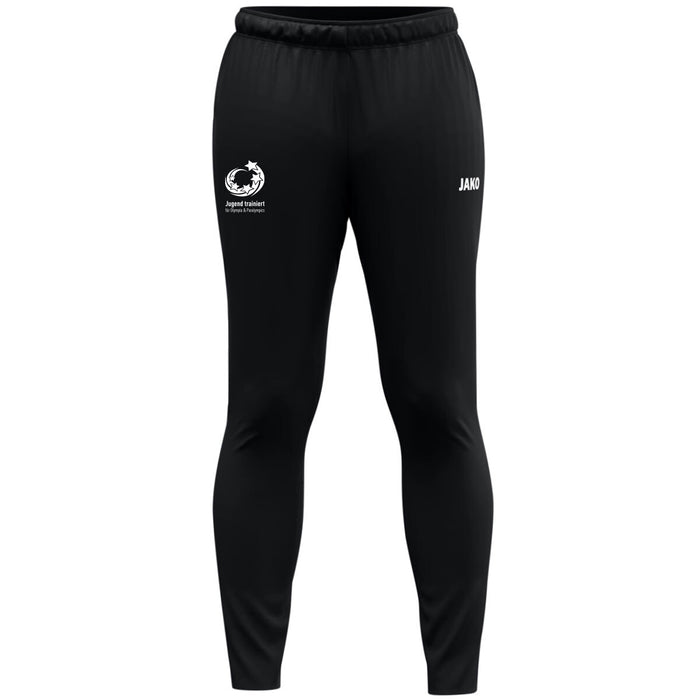 JAKO "Jugend trainiert" Trainingshose Dynamic Damen – Schwarz (vorne)