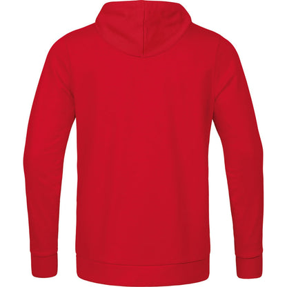 JAKO Kapuzenjacke Base – Rot (hinten)