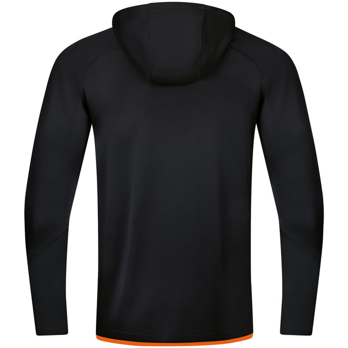 JAKO Kapuzenjacke Challenge – Schwarz (807) (hinten)