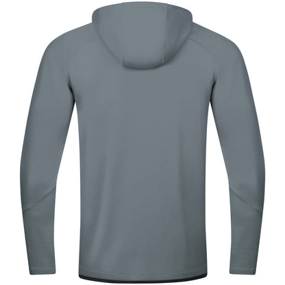 JAKO Kapuzenjacke Challenge – Grau (hinten)