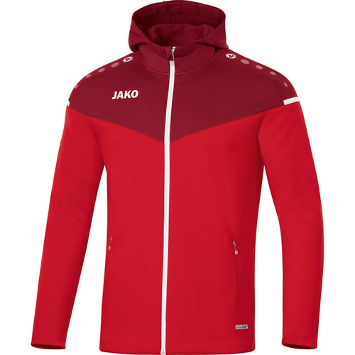 JAKO Kapuzenjacke Champ 2.0 – Rot (vorne)