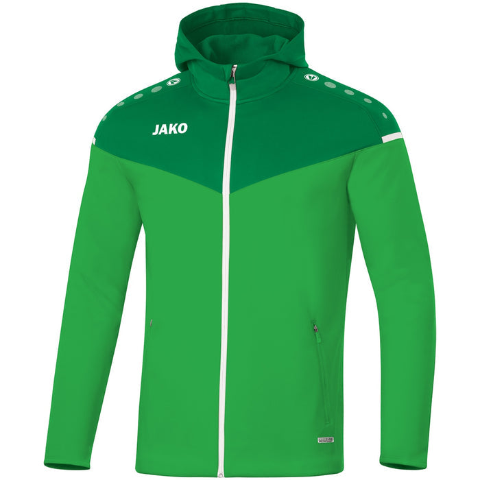 JAKO Kapuzenjacke Champ 2.0 – Grün (vorne)