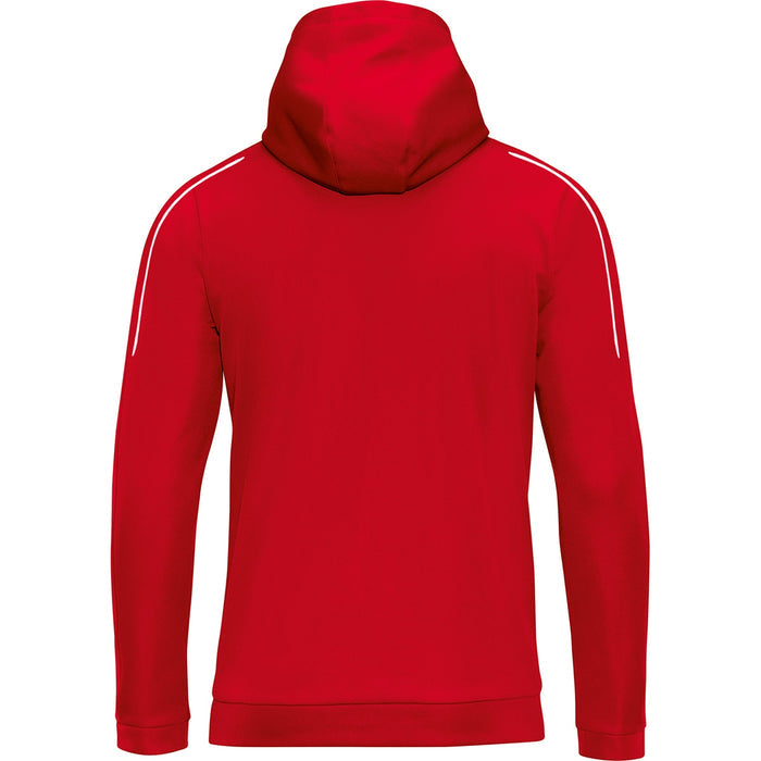 JAKO Kapuzenjacke Classico – Rot (01) (hinten)