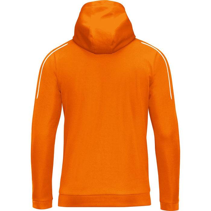 JAKO Kapuzenjacke Classico – Orange (hinten)