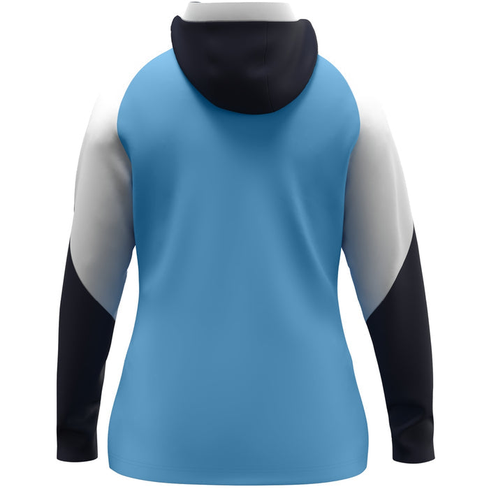 JAKO Kapuzenjacke Dynamic Damen – Blau (431) (hinten)