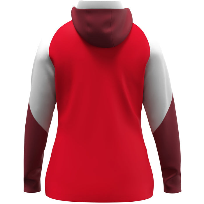 JAKO Kapuzenjacke Dynamic Damen – Rot (hinten)