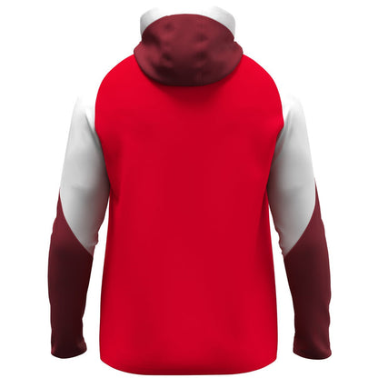 JAKO Kapuzenjacke Dynamic – Rot (hinten)