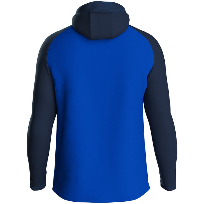 JAKO Kapuzenjacke Iconic – Blau (403) (hinten)