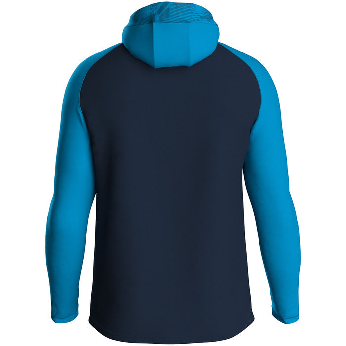 JAKO Kapuzenjacke Iconic – Blau (914) (hinten)