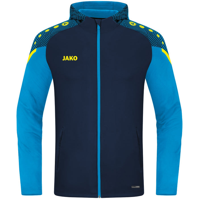 JAKO Kapuzenjacke Performance – Blau (908) (vorne)
