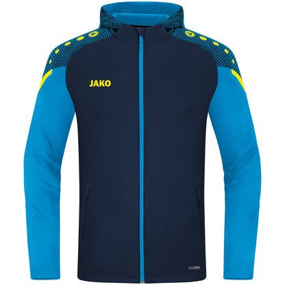 JAKO Kapuzenjacke Performance – Blau (908) (vorne)