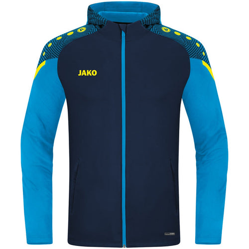 JAKO Kapuzenjacke Performance – Blau (908) (vorne)