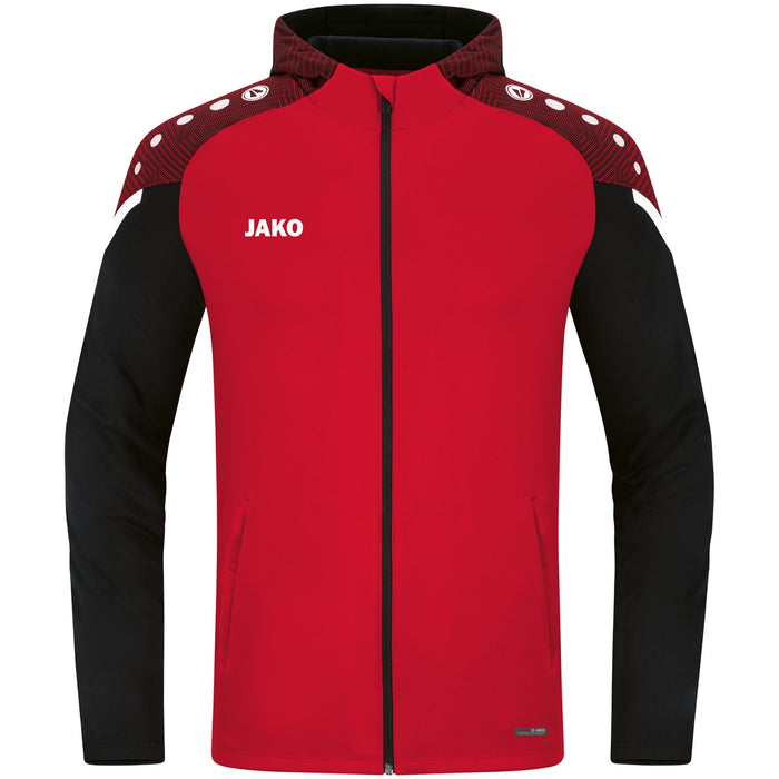 JAKO Kapuzenjacke Performance – Rot (vorne)
