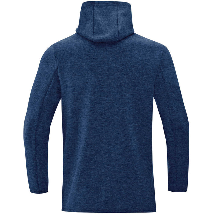 JAKO Kapuzenjacke Premium Basics – Blau (49) (hinten)