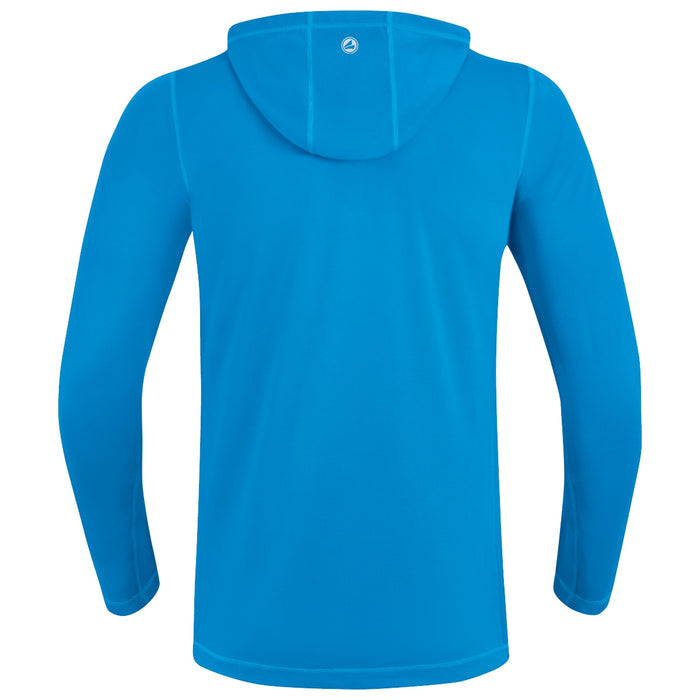 JAKO Kapuzenjacke Run 2.0 – Blau (hinten)