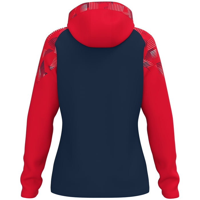 JAKO Kapuzenjacke Sonic Damen – Blau (909) (hinten)
