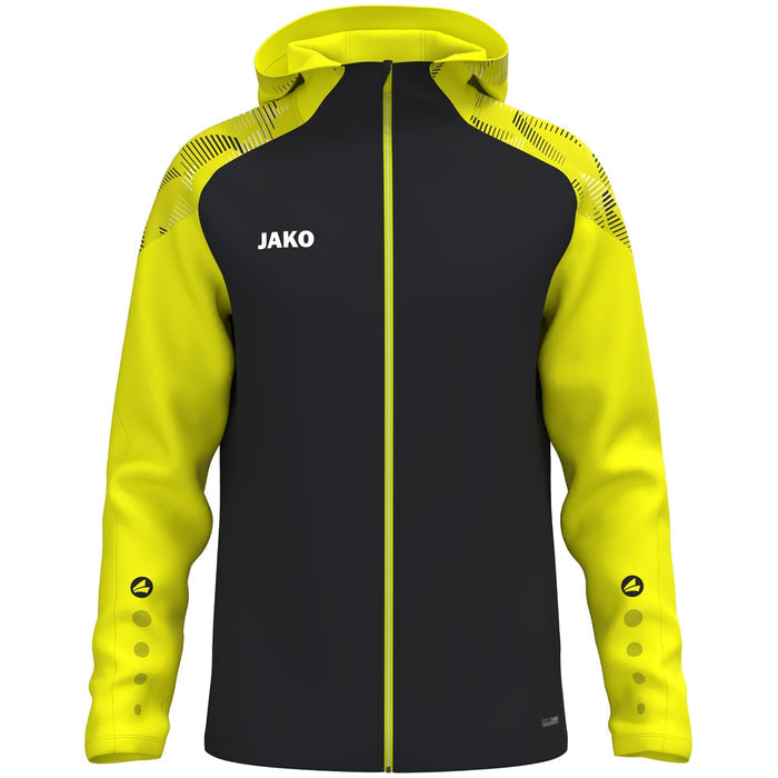 JAKO Kapuzenjacke Sonic – Schwarz (819) (vorne)