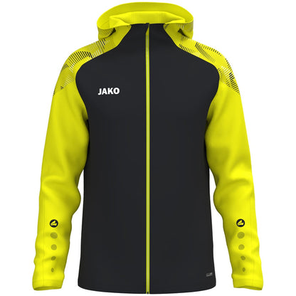 JAKO Kapuzenjacke Sonic – Schwarz (819) (vorne)