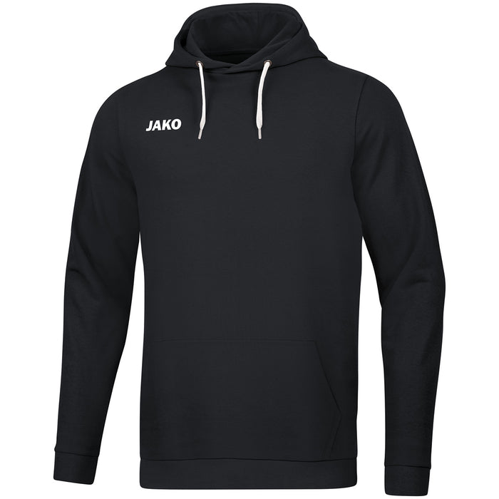 JAKO Kapuzensweat Base – Schwarz (vorne)