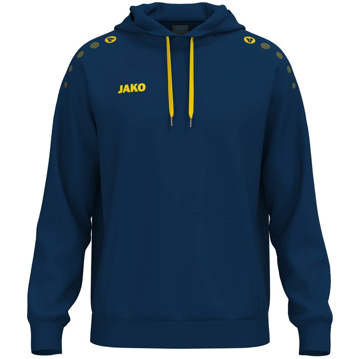 JAKO Kapuzensweat One Cotton – Blau (941) (vorne)
