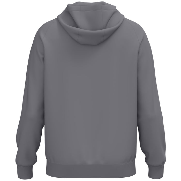 JAKO Kapuzensweat One Cotton – Grau (hinten)