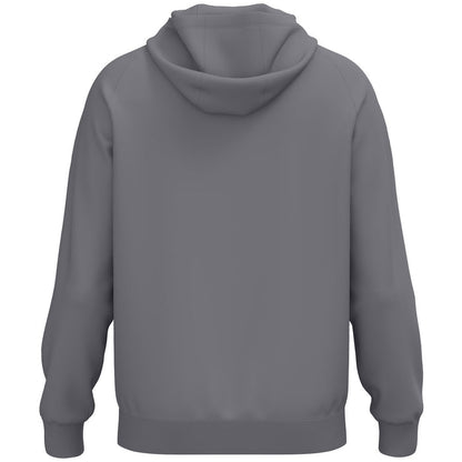 JAKO Kapuzensweat One Cotton – Grau (hinten)