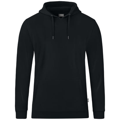 JAKO Kapuzensweat Organic – Schwarz (vorne)