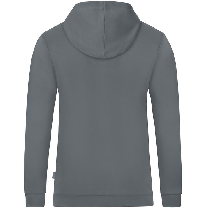 JAKO Kapuzensweat Organic – Grau (840) (hinten)