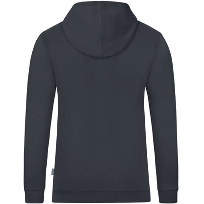 JAKO Kapuzensweat Organic – Grau (830) (hinten)