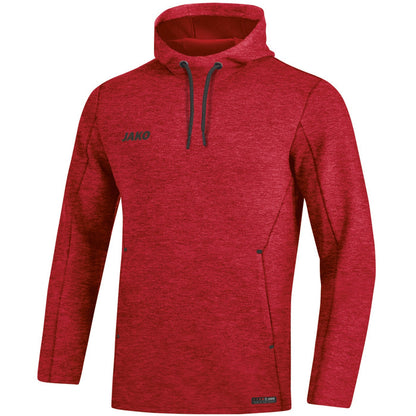 JAKO Kapuzensweat Premium Basics – Rot (vorne)
