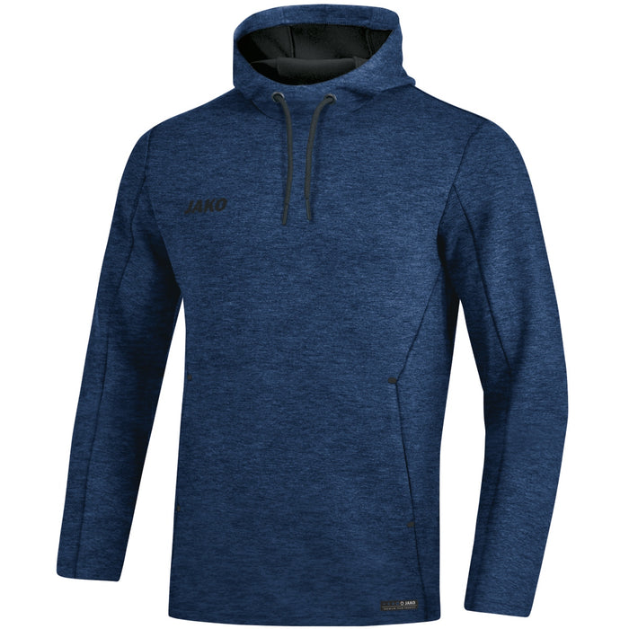 JAKO Kapuzensweat Premium Basics – Blau (49) (vorne)