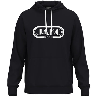 JAKO Kapuzensweat Promo – Schwarz (vorne)