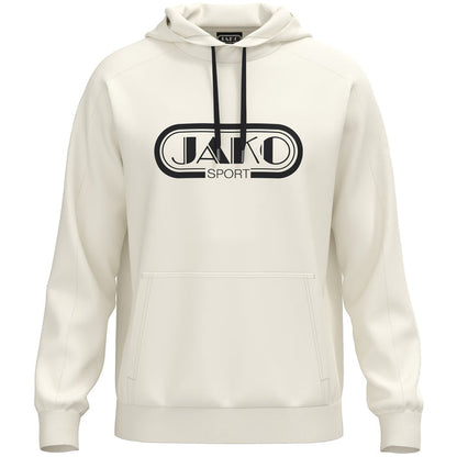 JAKO Kapuzensweat Promo – Weiß (vorne)