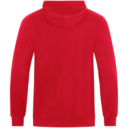 JAKO Kapuzensweat Retro – Rot (hinten)